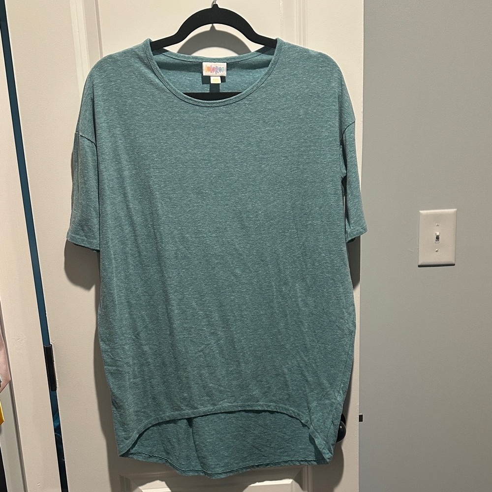 LuLaRoe Teal Tunic Top